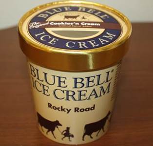 Blue Bell Ice Cream Recalls Mispackaged Rocky Road Pints That Contain Cookies 'N Cream Ice Cream; Potential Allergy Concerns For Those With Wheat and Soy Allergies